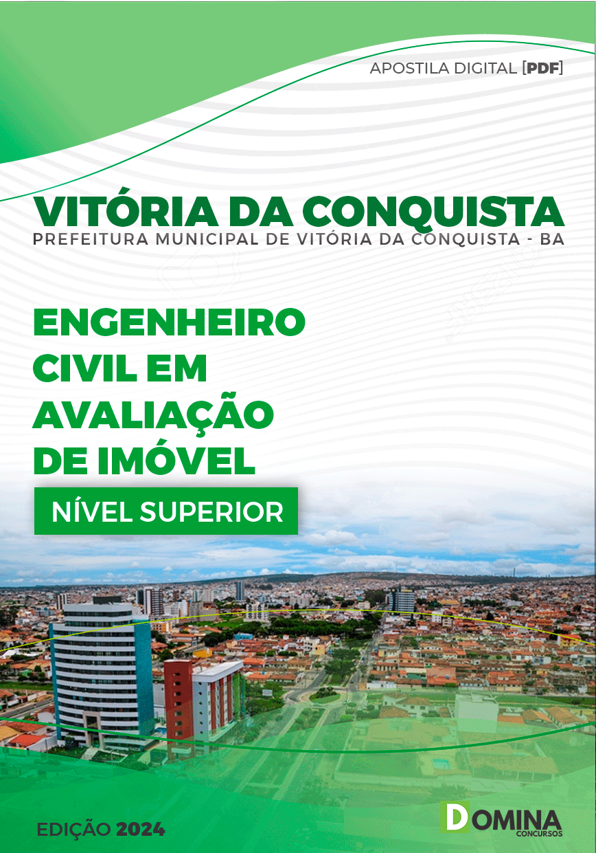Apostila Pref Vitória da Conquista BA 2024 Engenheiro Civil