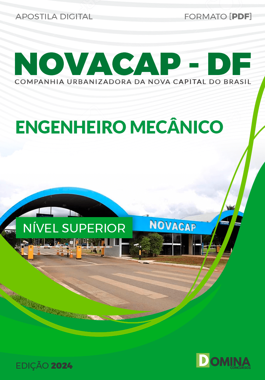 Apostila NOVACAP DF 2024 Engenheiro Mecânico