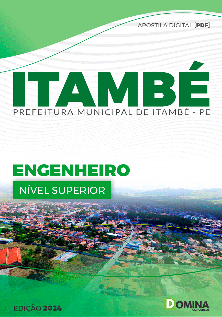 Apostila Pref Itambé PE 2024 Engenheiro