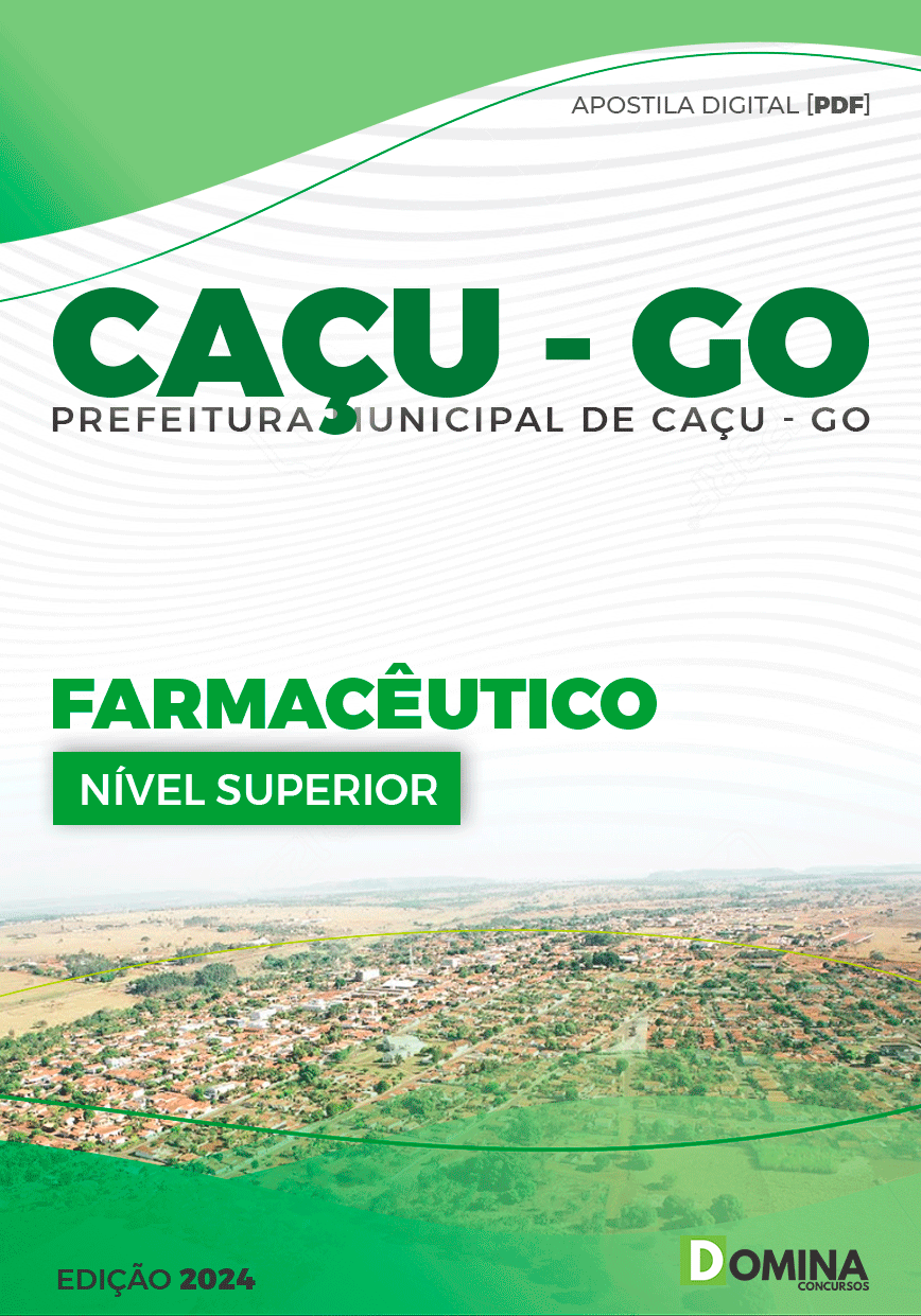 Apostila Pref Caçu GO 2024 Farmacêutico