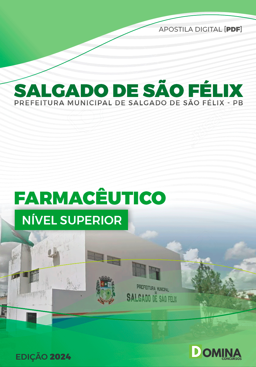 Apostila Pref Salgado de São Félix PB 2024 Farmacêutico