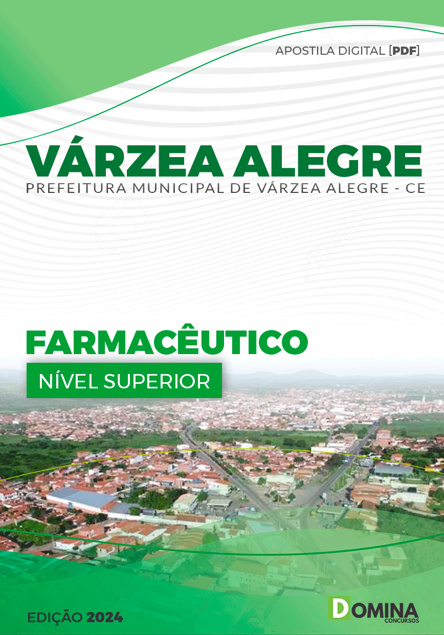 Apostila Pref Várzea Alegre CE 2024 Farmacêutico