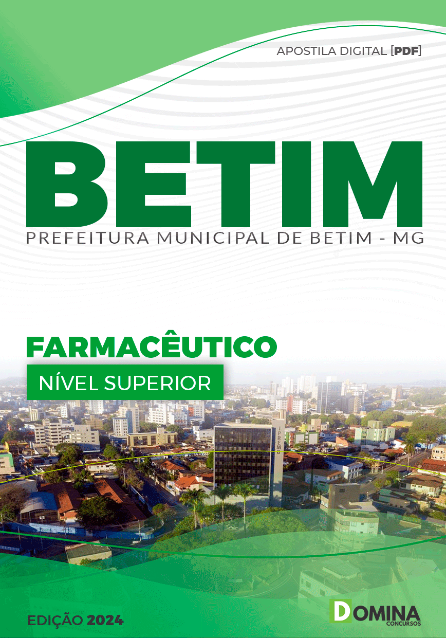 Apostila Pref Betim MG 2024 Farmacêutico