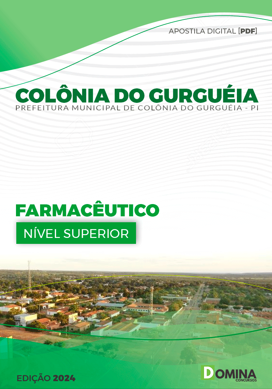 Apostila Pref Colônia Do Gurguéia PI 2024 Farmacêutico