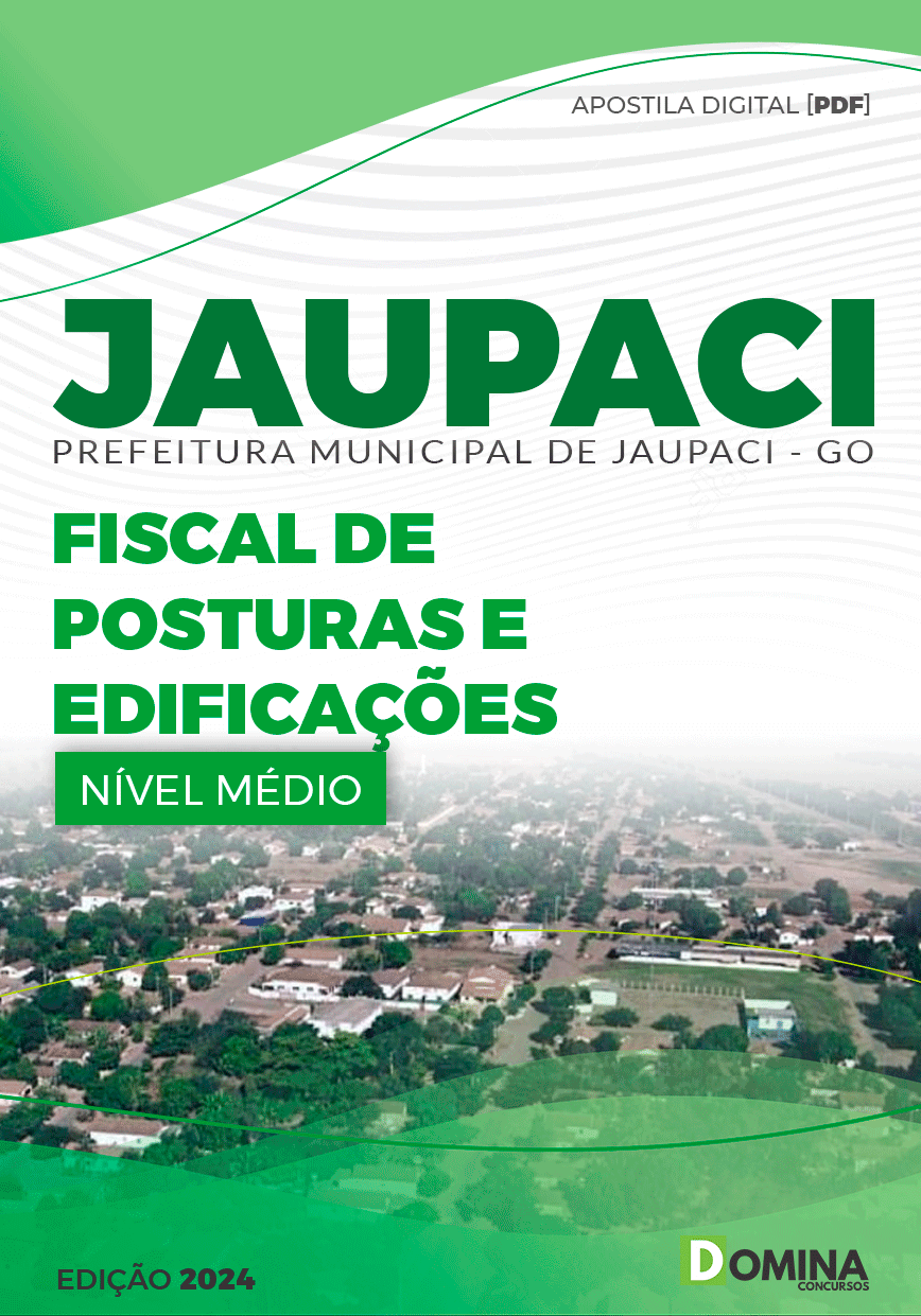 Apostila Pref Jaupaci GO 2024 Fiscal de Posturas e Edificações