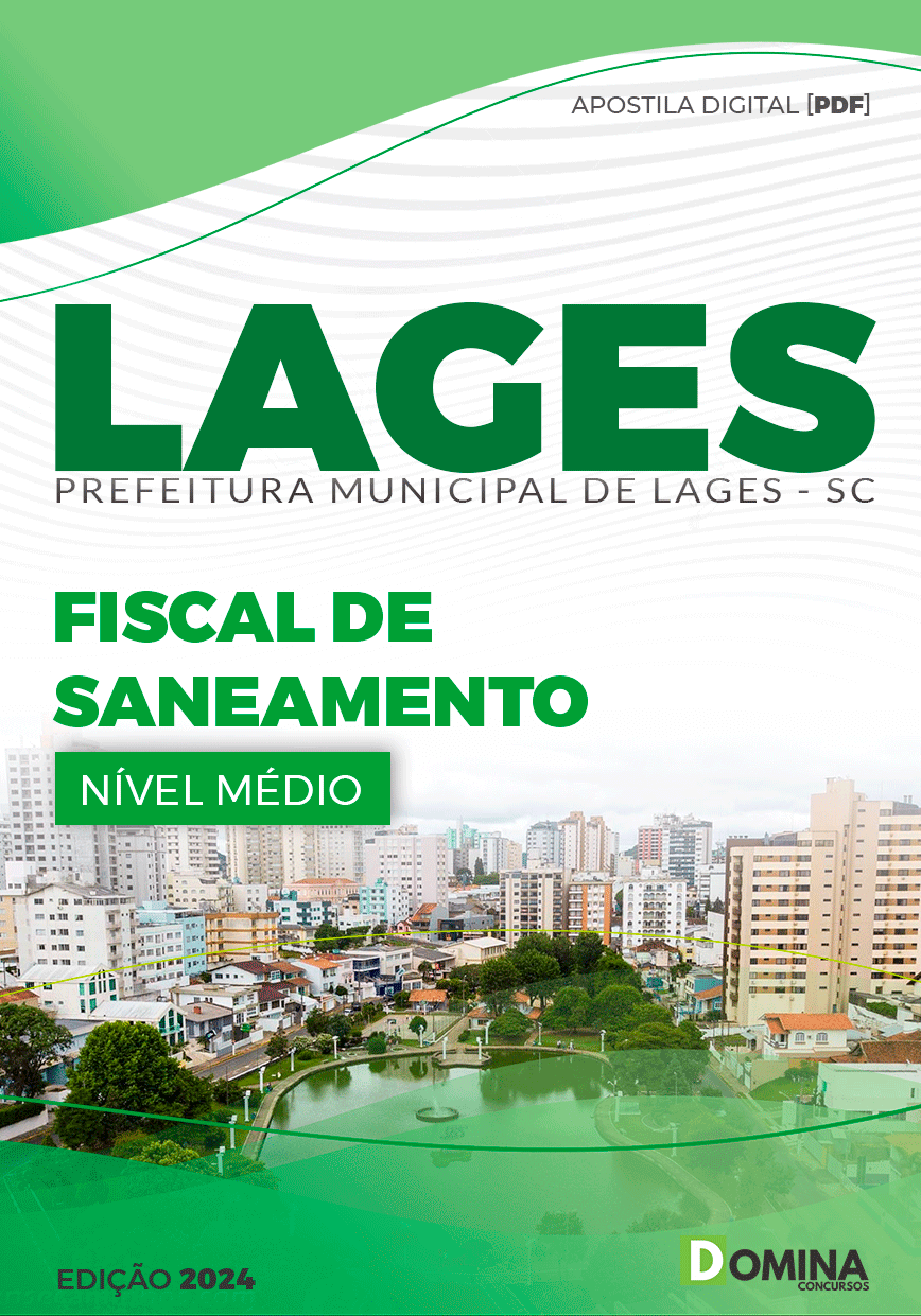 Apostila Pref Lages SC 2024 Fiscal Saneamento