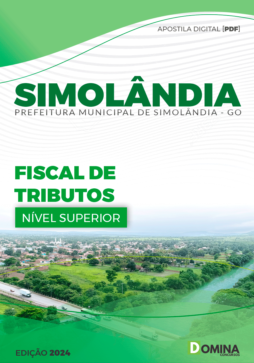 Apostila Pref Simolândia GO 2024 Fiscal Tributos
