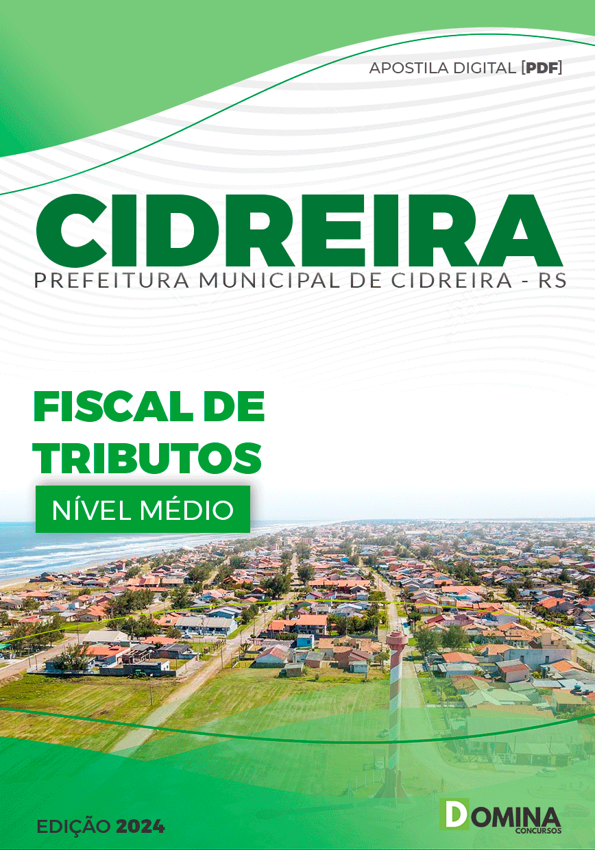 Apostila Pref Cidreira RS 2024 Fiscal Tributos