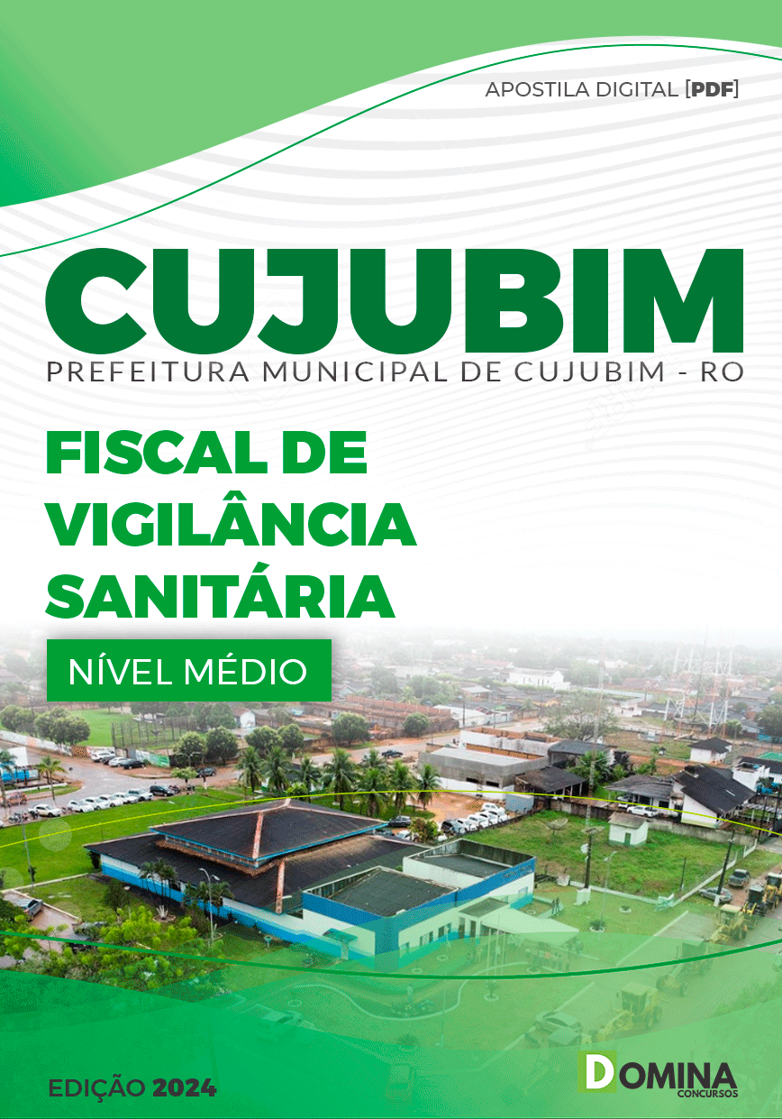 Apostila Pref Cujubim RO 2024 Fiscal de Vigilância Sanitária
