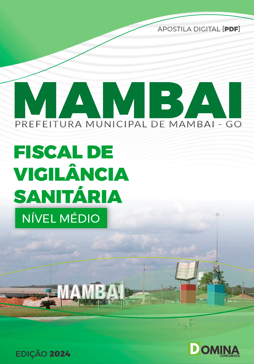 Apostila Pref Mambai GO 2024 Fiscal Vigilância Sanitária