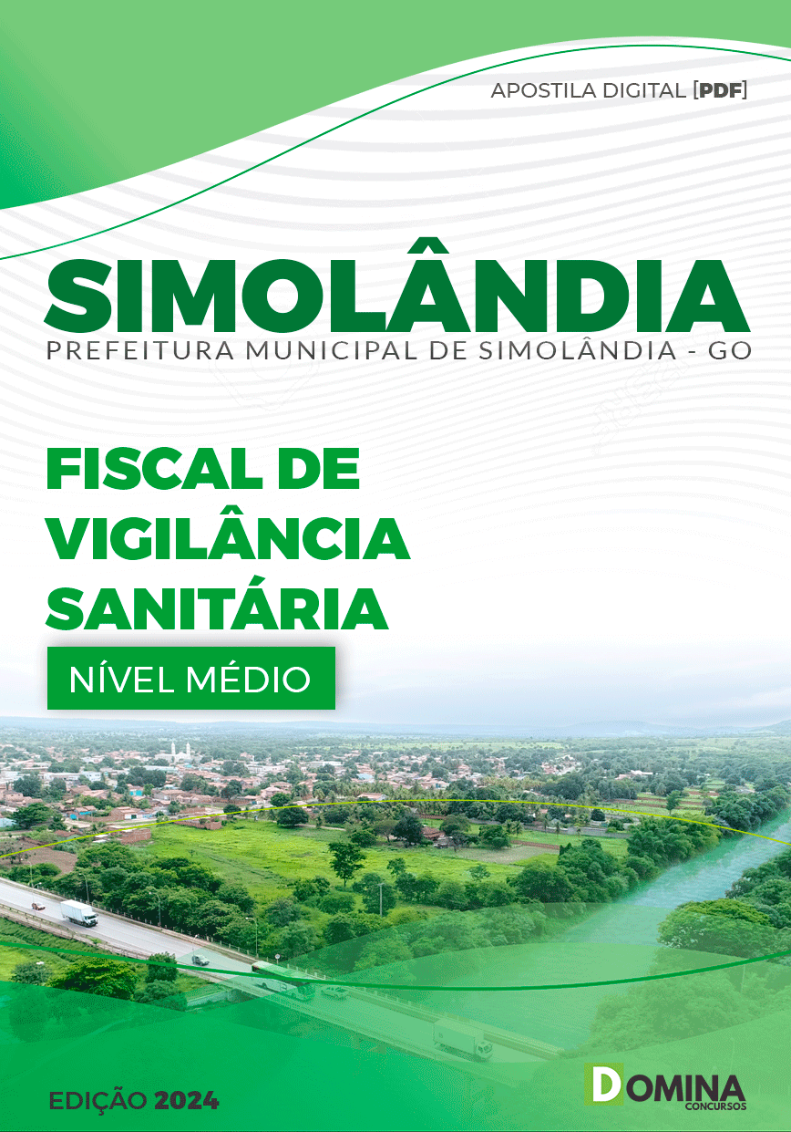 Apostila Pref Simolândia GO 2024 Fiscal Vigilância Sanitária