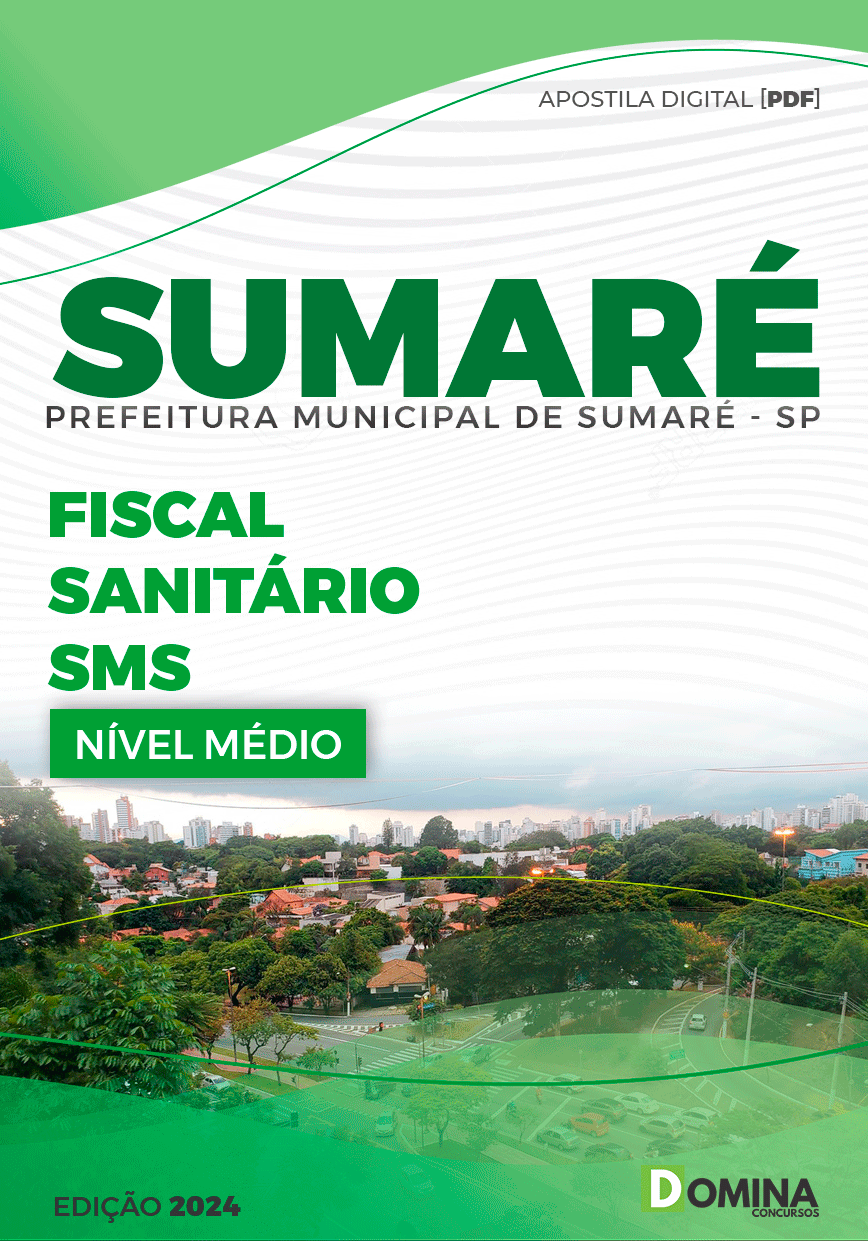 Apostila Pref Sumaré SP 2024 Fiscal Sanitário