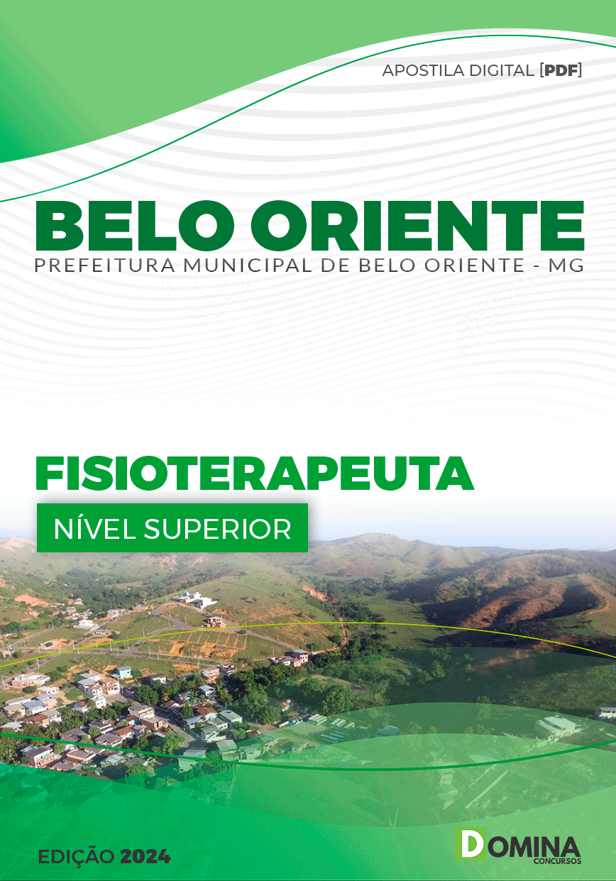 Apostila Pref Belo Oriente MG 2024 Fisioterapeuta
