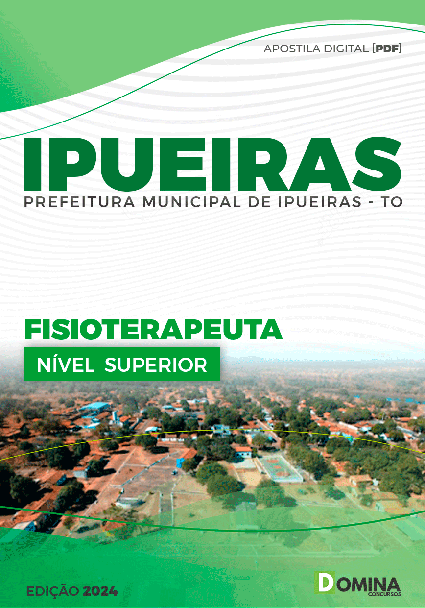 Apostila Pref Ipueiras TO 2024 Fisioterapeuta