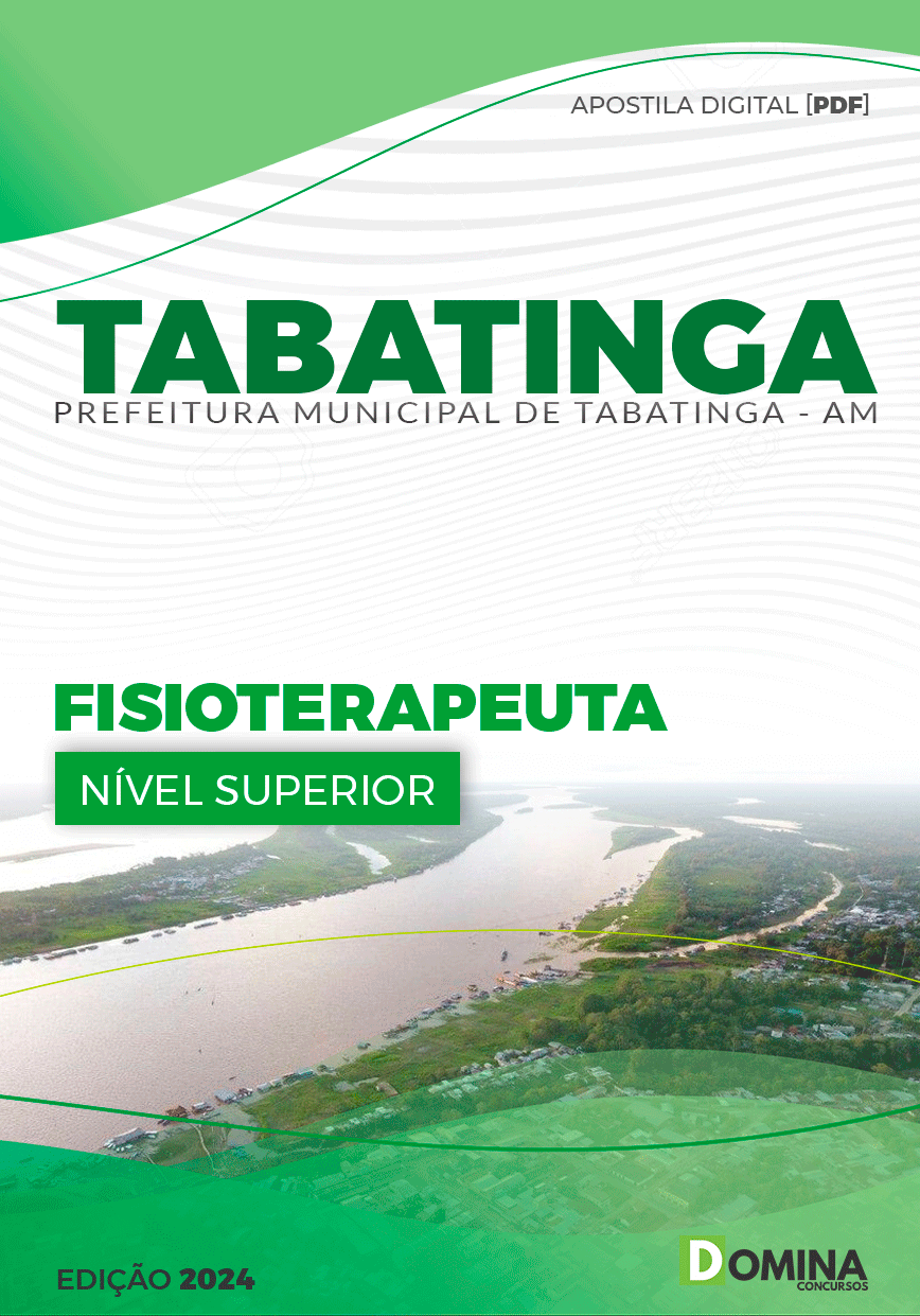 Apostila Pref Tabatinga AM 2024 Fisioterapeuta