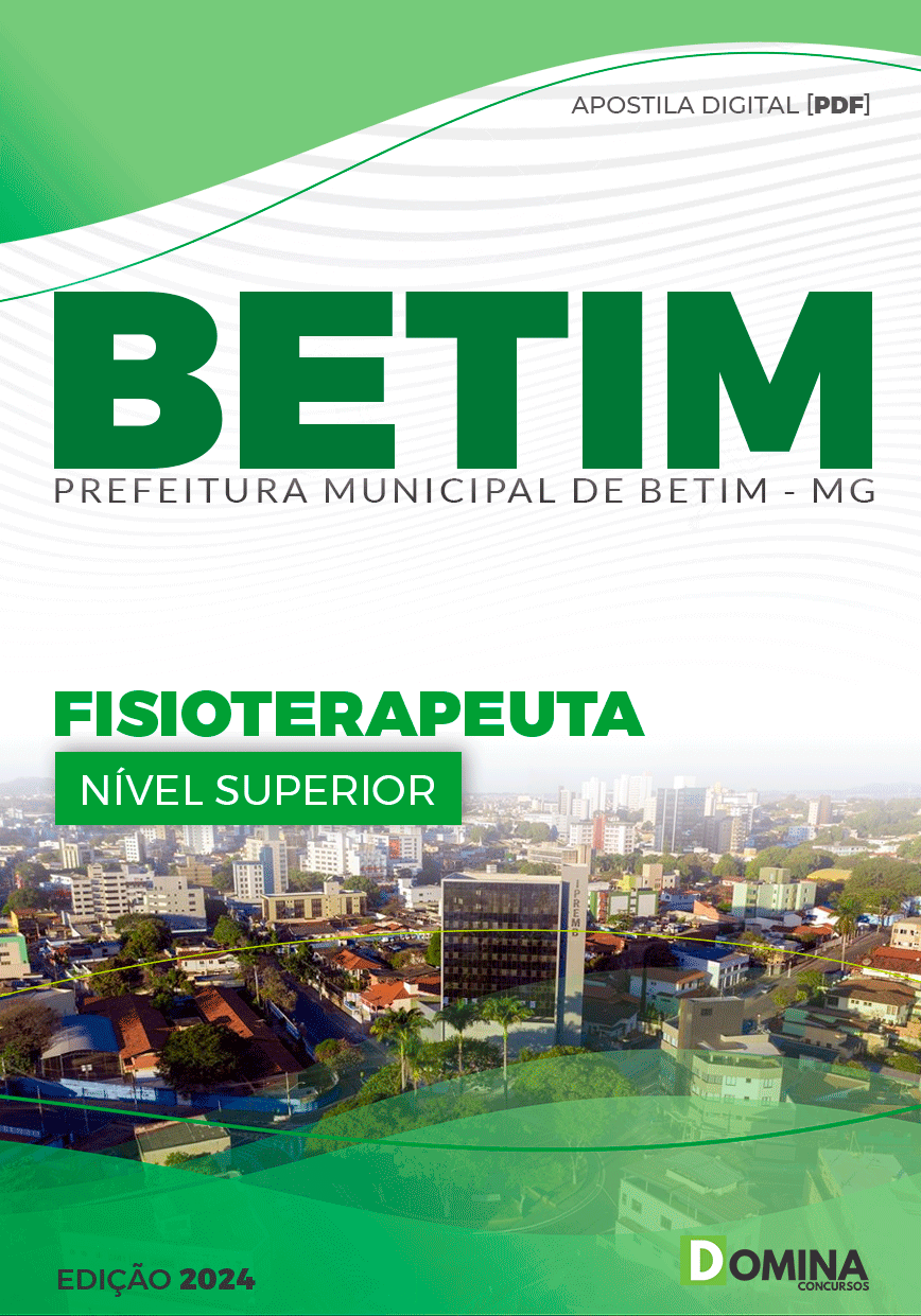 Apostila Pref Betim MG 2024 Fisioterapeuta