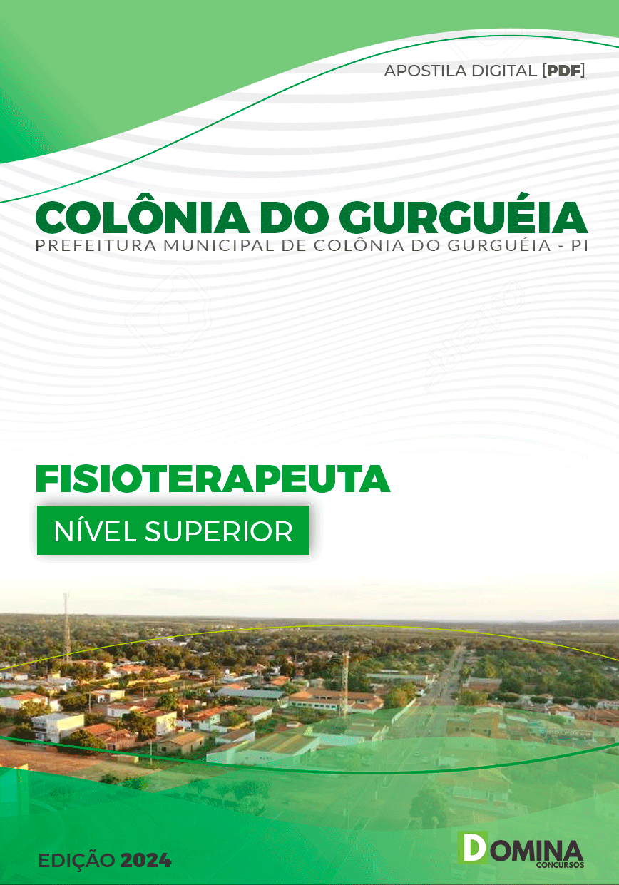 Apostila Pref Colônia Do Gurguéia PI 2024 Fisioterapeuta