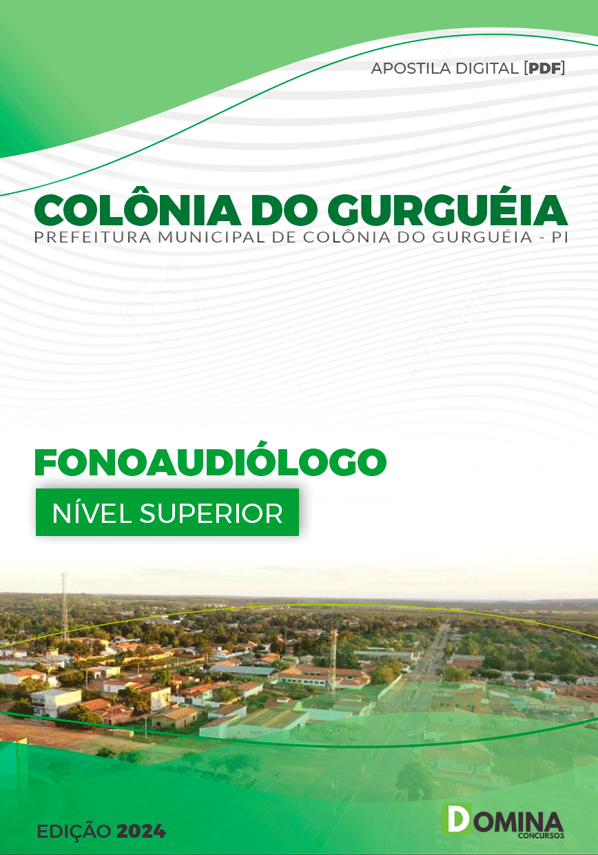 Apostila Pref Colônia Do Gurguéia PI 2024 Fonoaudiólogo