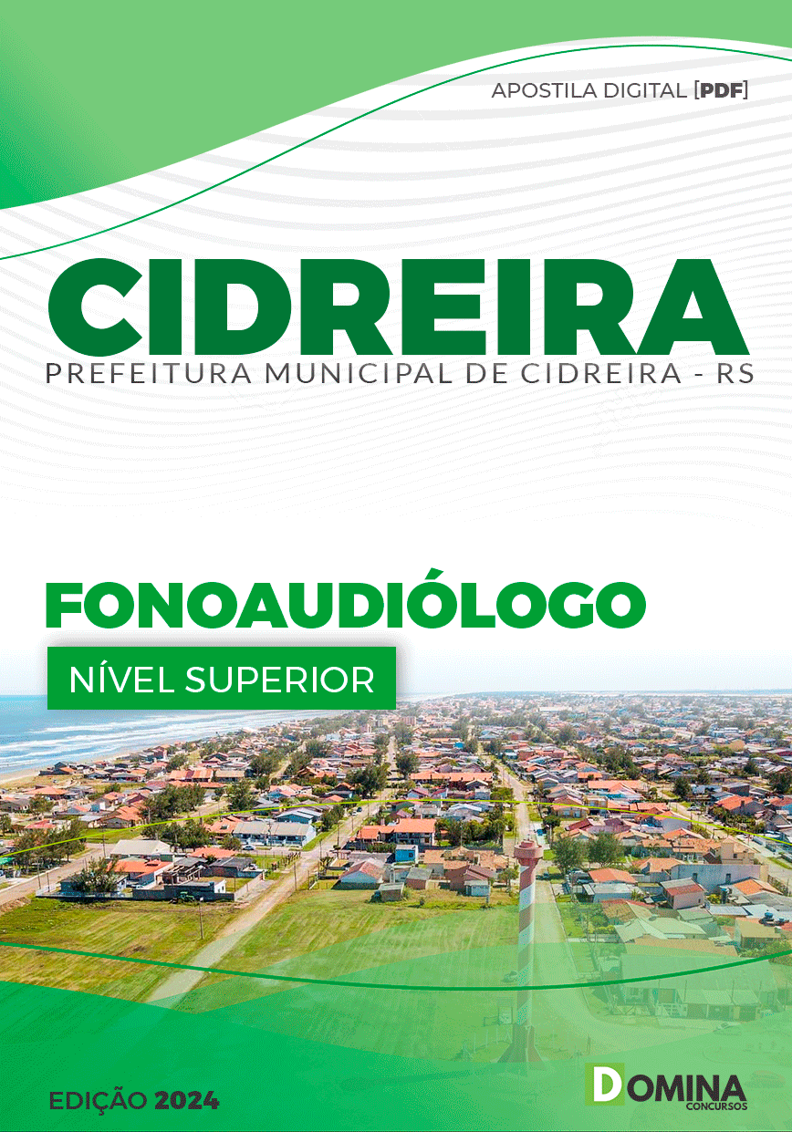Apostila Pref Cidreira RS 2024 Fonoaudiólogo