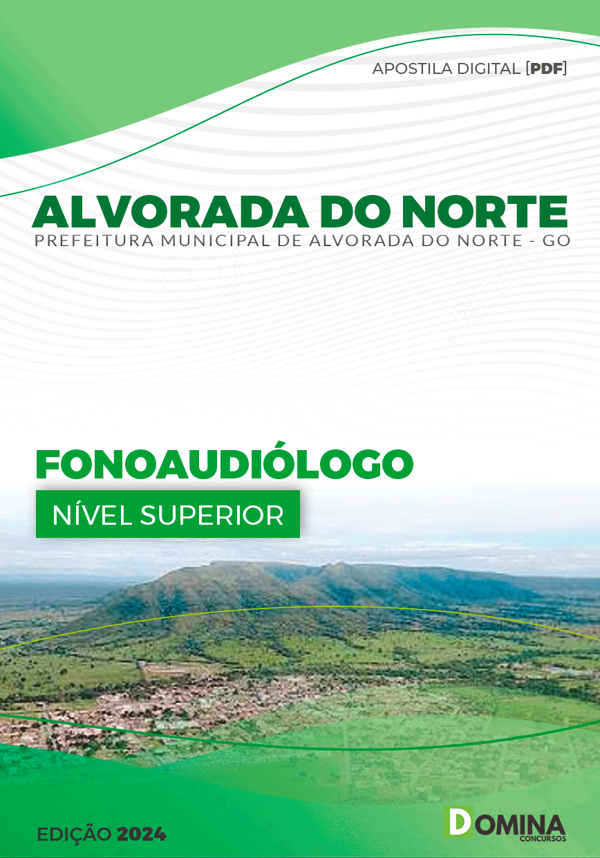 Apostila Pref Alvorada do Norte GO 2024 Fonoaudióloga
