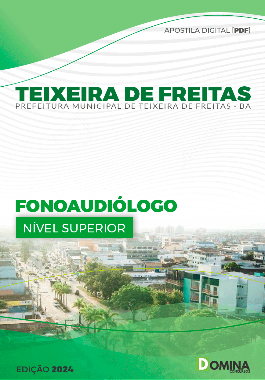 Apostila Pref Teixeira de Freitas BA 2024 Fonoaudiólogo