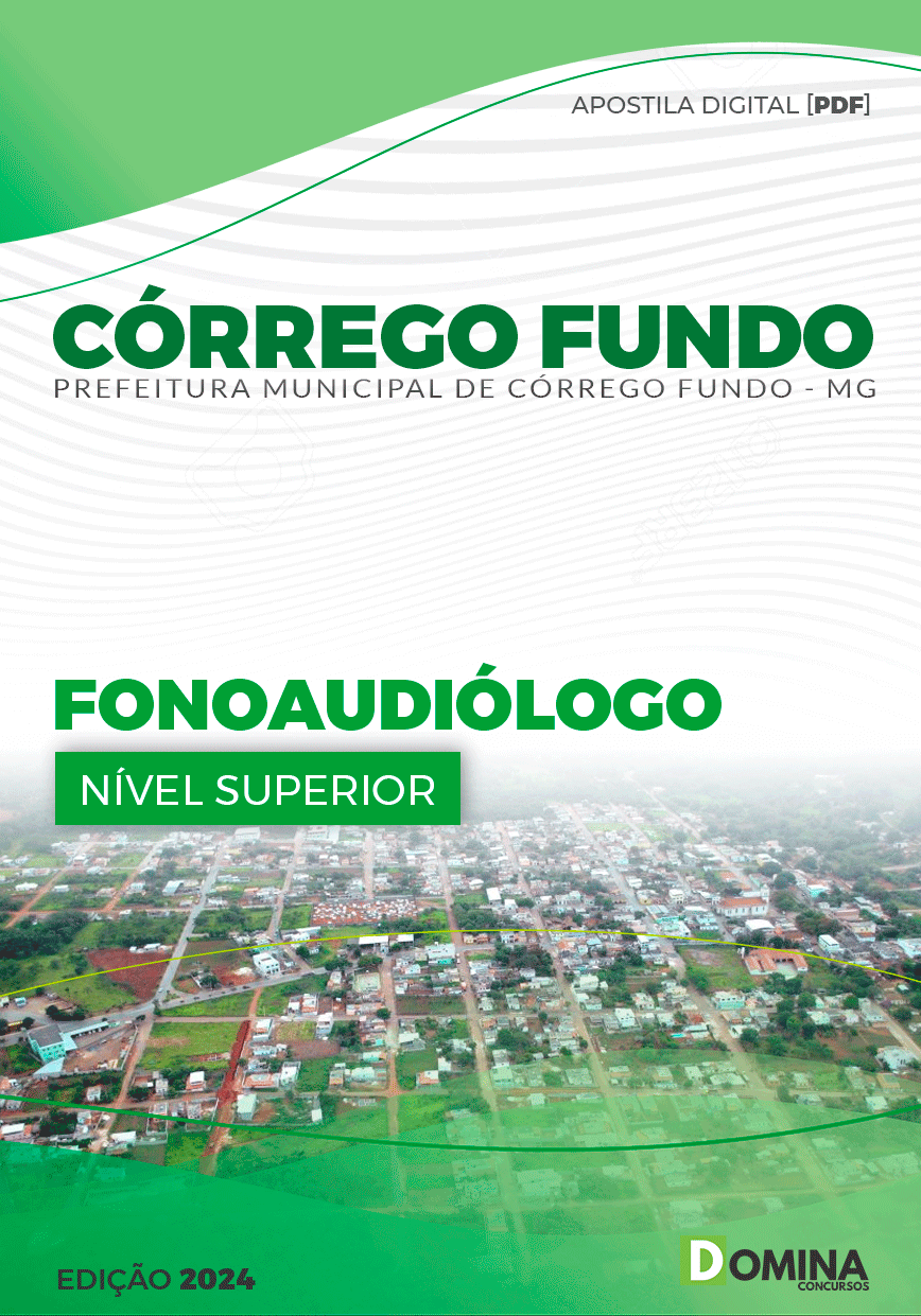 Apostila Córrego Fundo MG 2024 Fonoaudiólogo