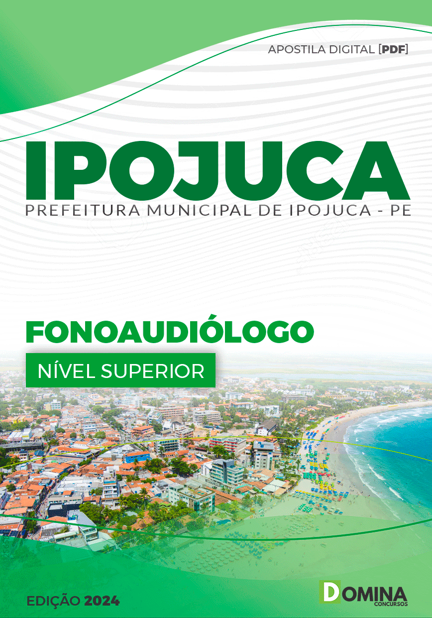 Apostila Pref Ipojuca PE 2024 Fonoaudiólogo