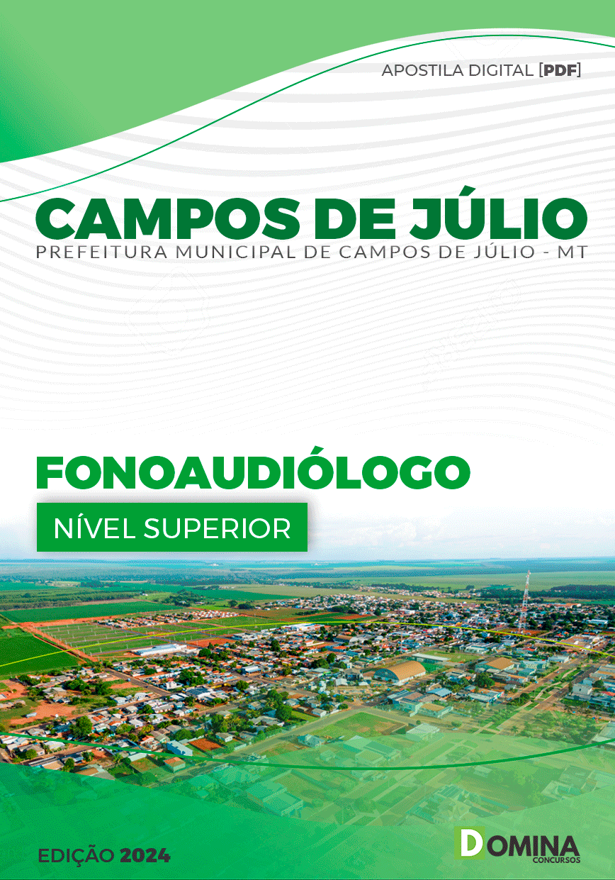 Apostila Pref Campos de Júlio MT 2024 Fonoaudiólogo