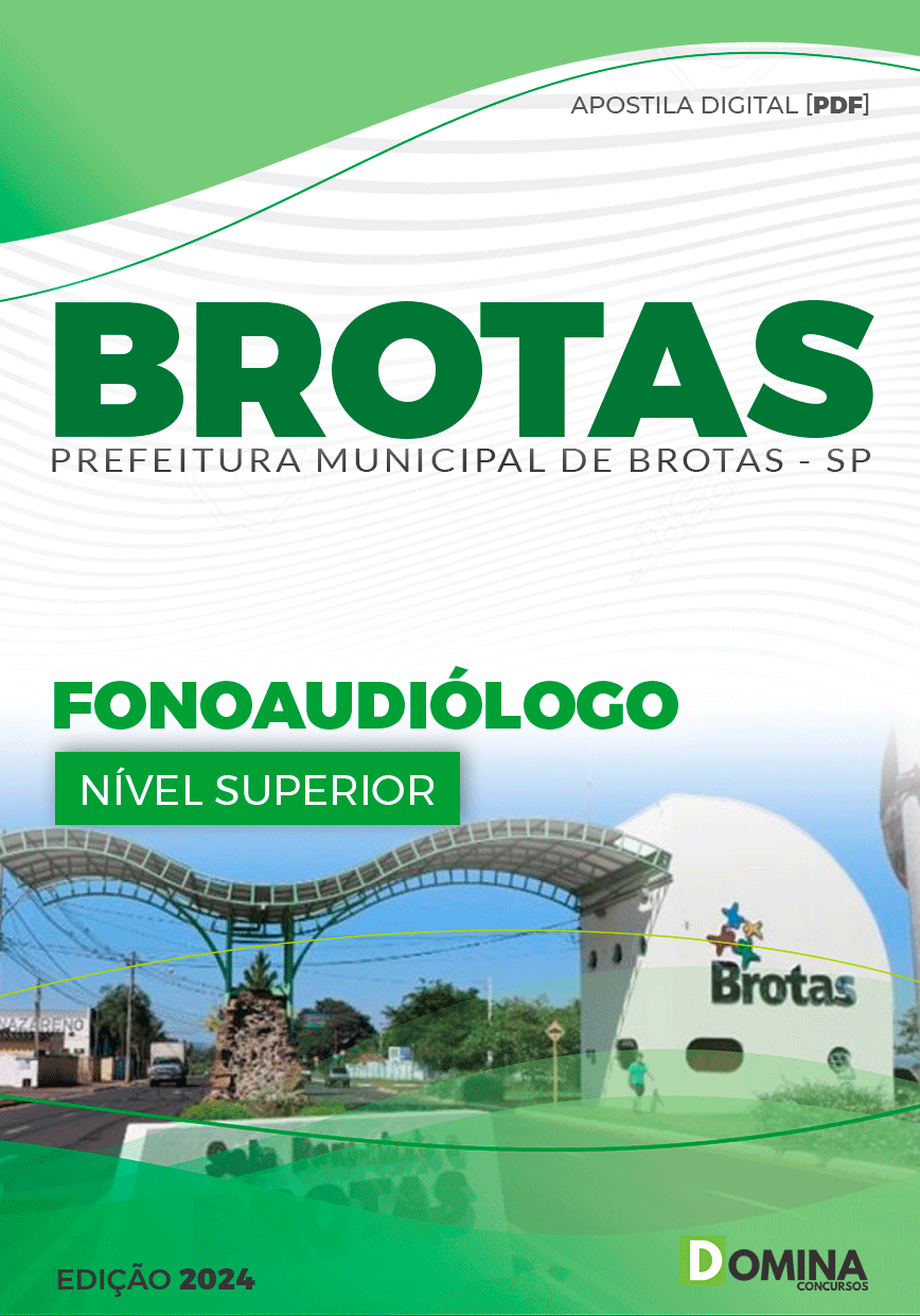 Apostila Concurso Pref Brotas SP 2024 Fonoaudiólogo