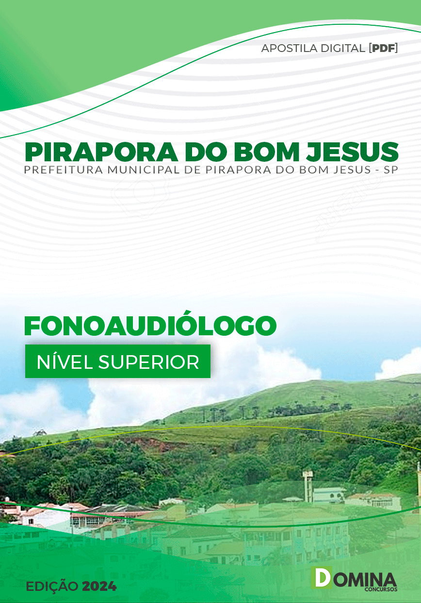 Apostila Pref Pirapora do Bom Jesus SP 2024 Fonoaudiólogo