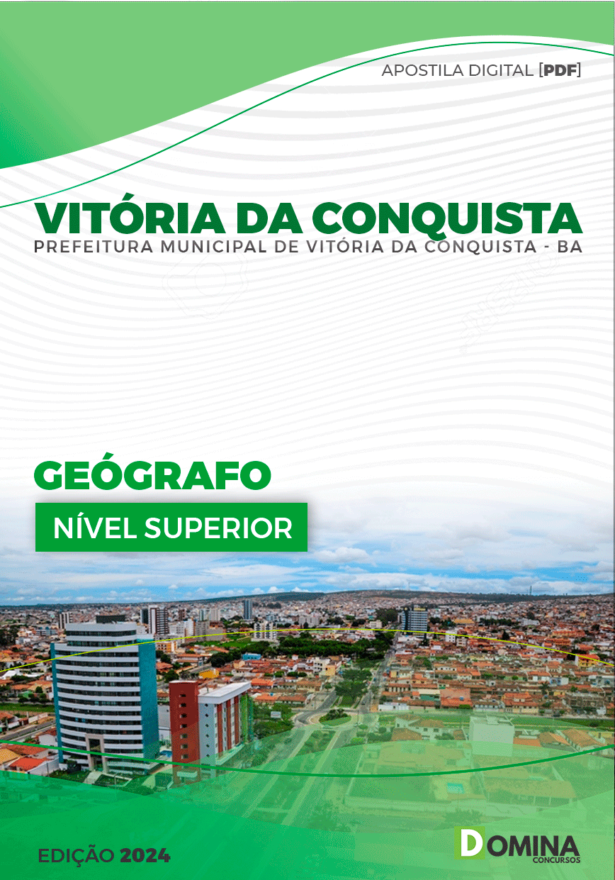 Apostila Pref Vitória da Conquista BA 2024 Geógrafo