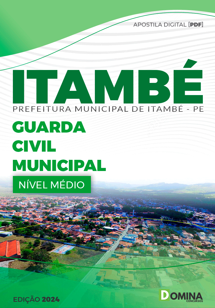 Apostila Pref Itambé PE 2024 Guarda Civil Municipal