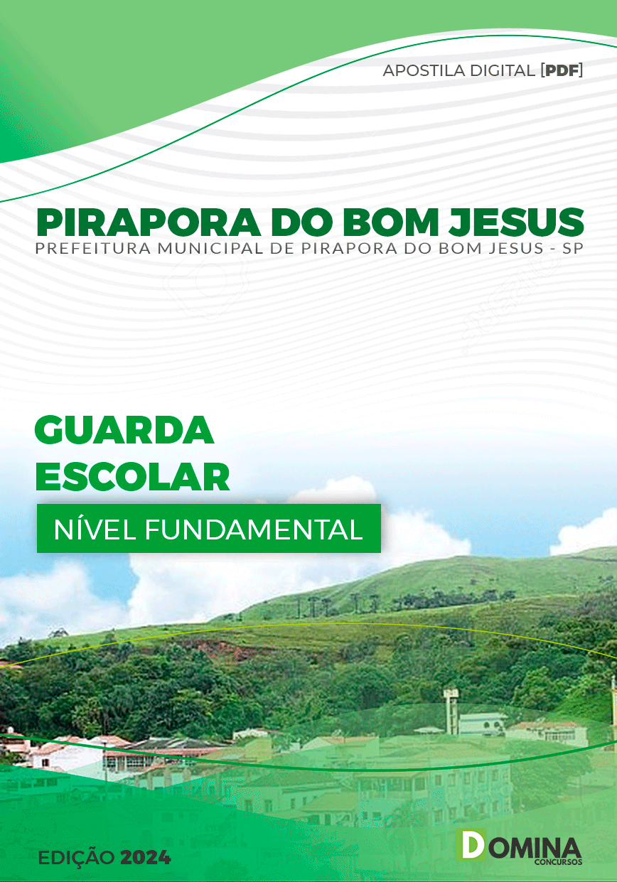Apostila Pref Pirapora do Bom Jesus SP 2024 Guarda Escolar