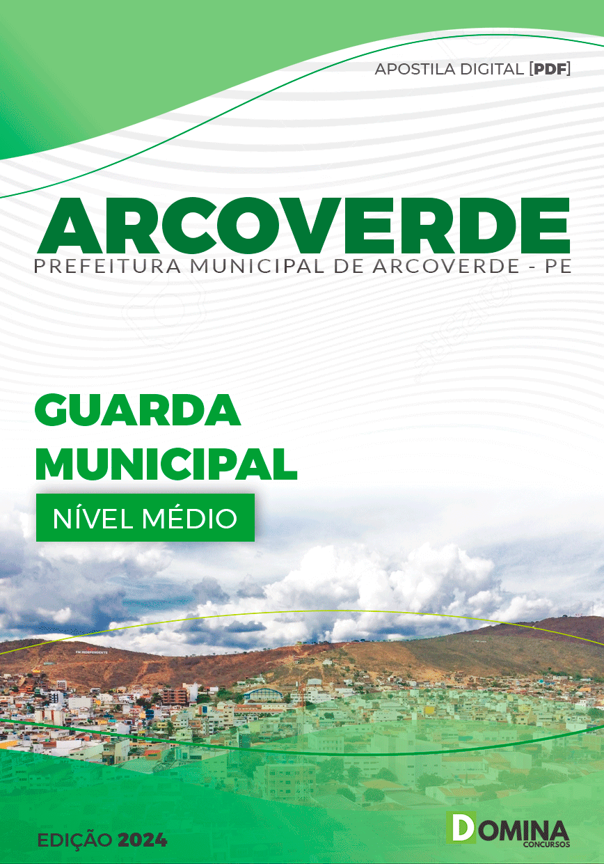 Apostila Pref Arcoverde PE 2024 Guarda Municipal