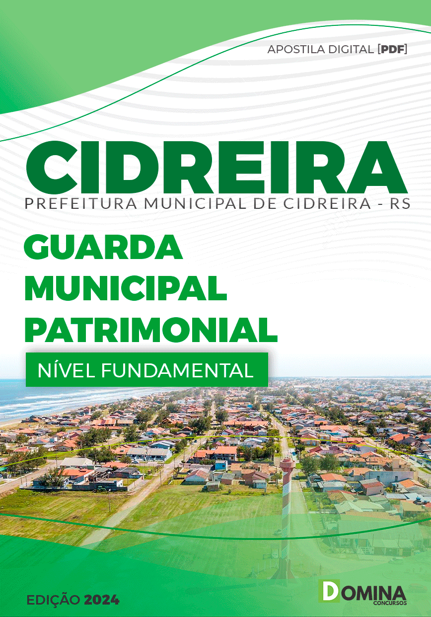 Apostila Pref Cidreira RS 2024 Guarda Municipal Patrimonial