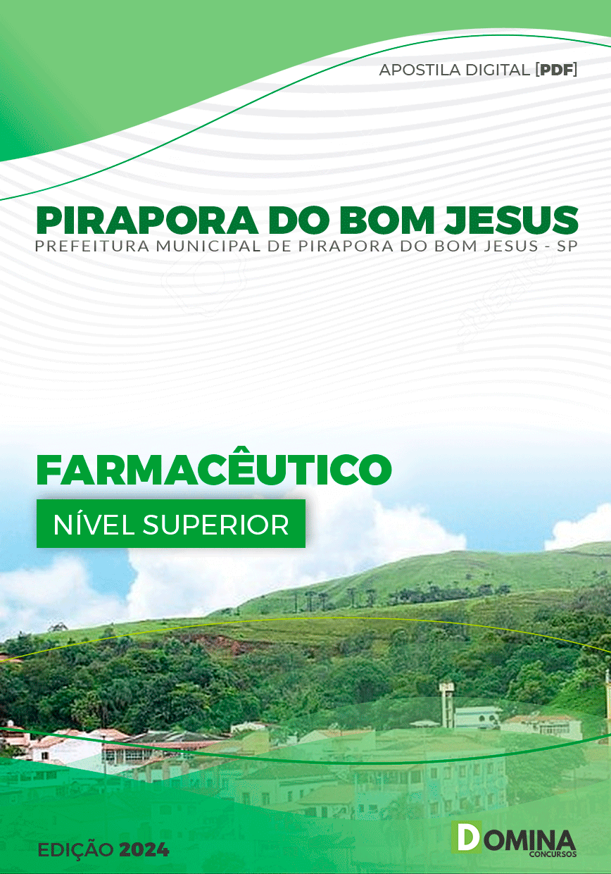 Apostila Pref Pirapora do Bom Jesus SP 2024 Farmacêutico