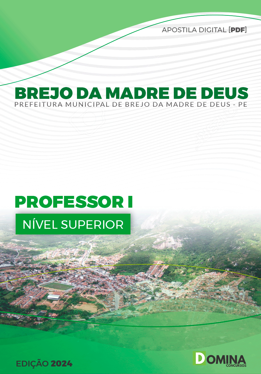 Apostila Pref Brejo da Madre de Deus PE 2024 Professor I