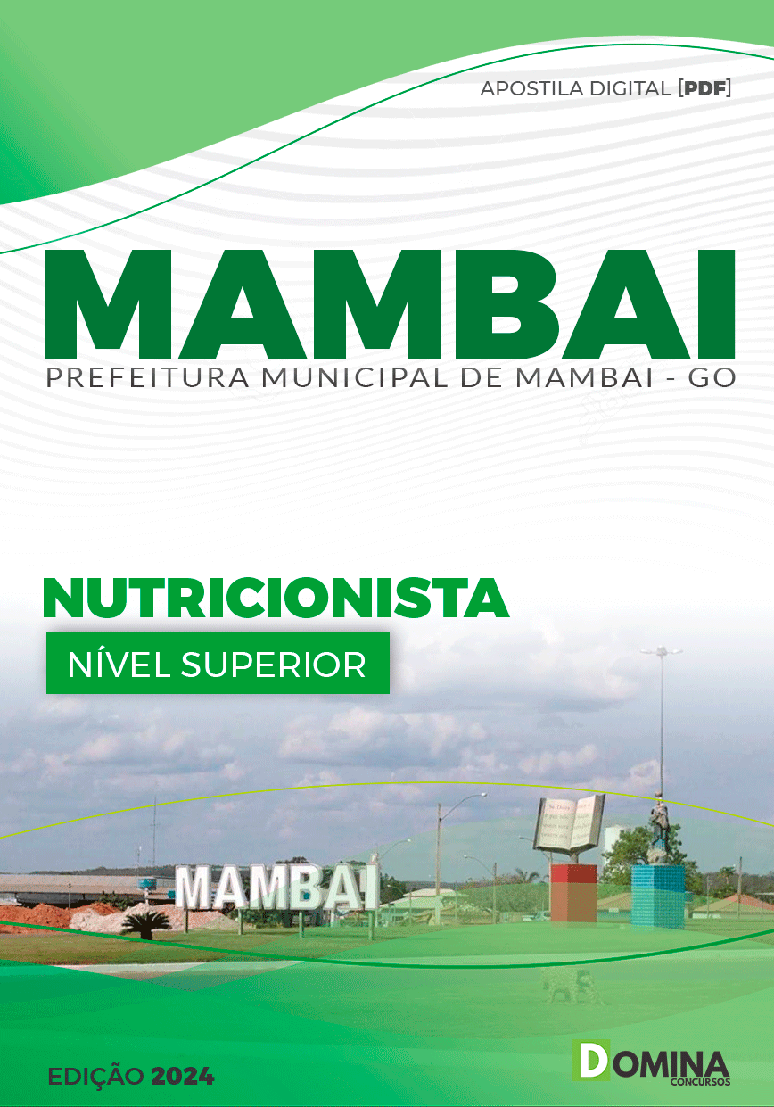 Apostila Pref Mambai GO 2024 Nutricionista