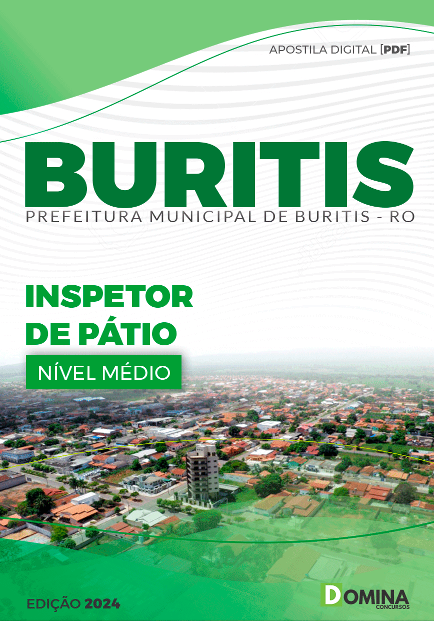 Apostila Pref Buritis RO 2024 Inspetor Pátio
