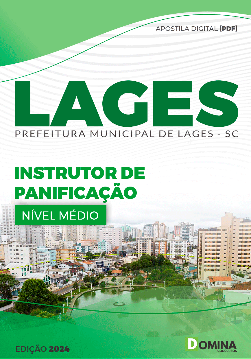 Apostila Pref Lages SC 2024 Instrutor de Panificação