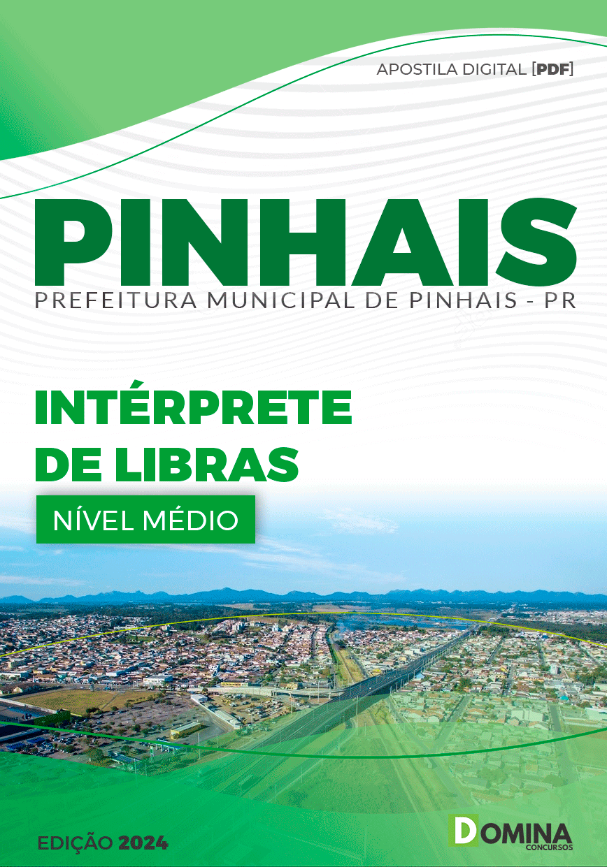 Apostila Pref Pinhais PR 2024 Intérprete Libras