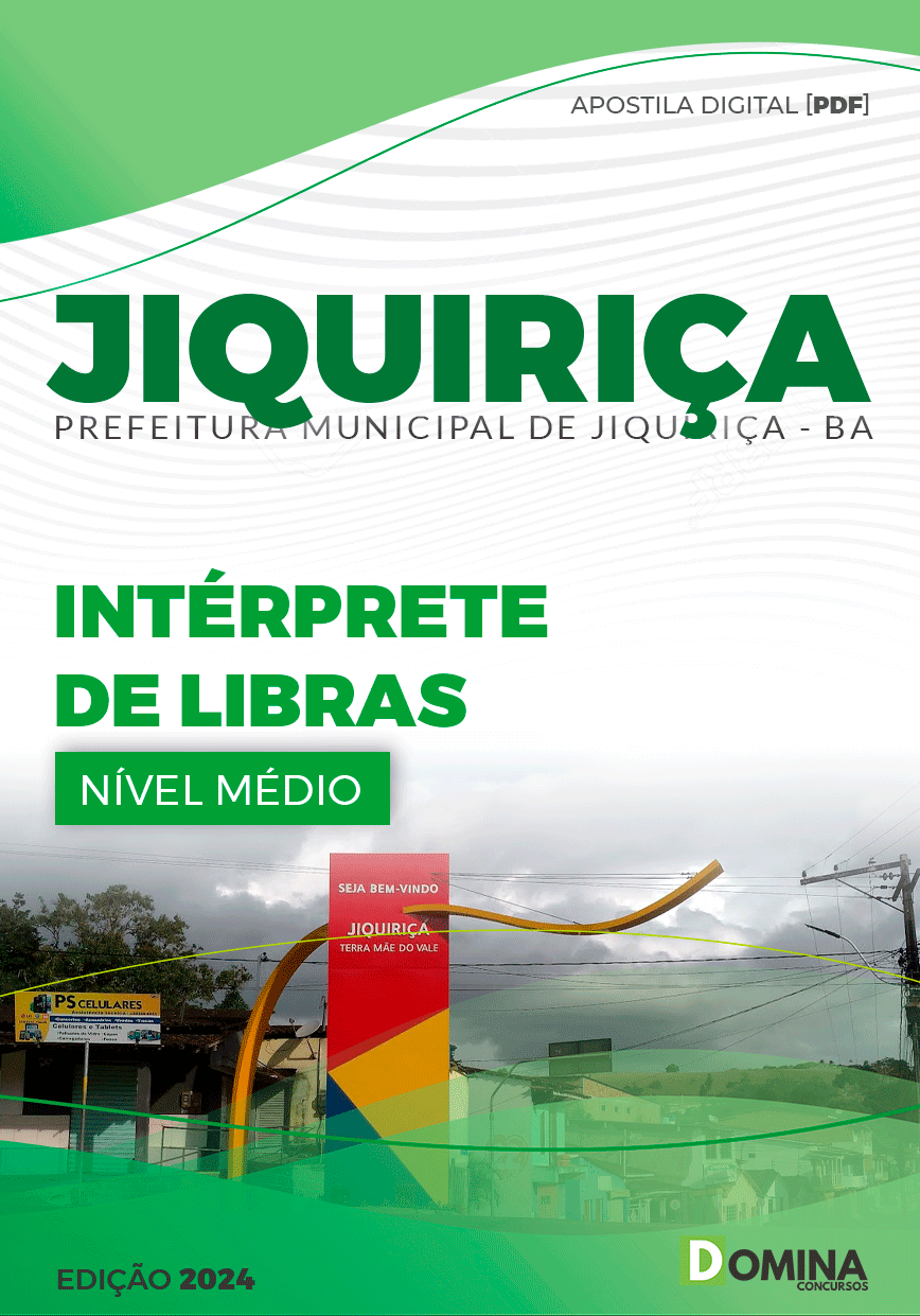 Apostila Pref Jiquiriça BA 2024 Intérprete Libras