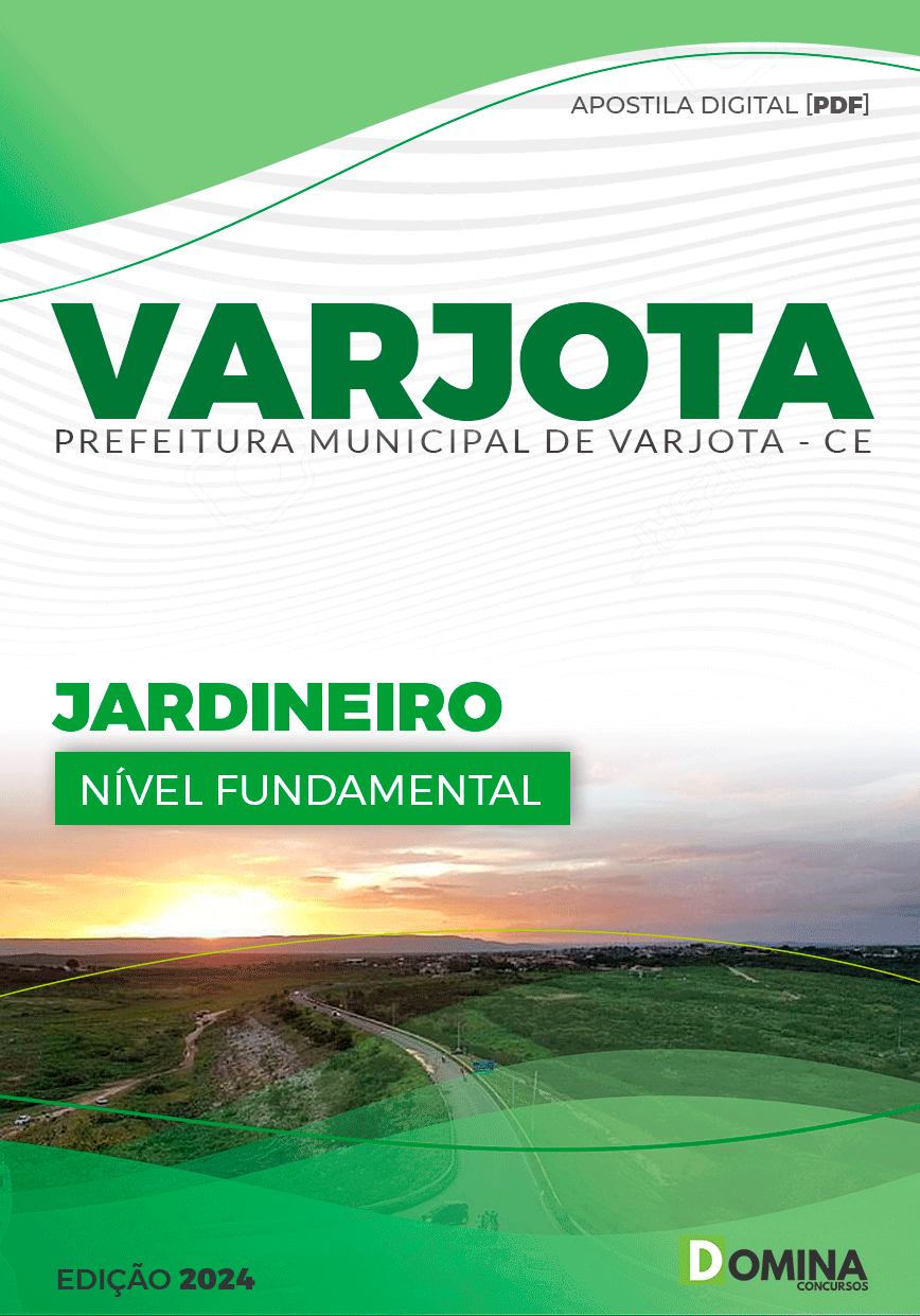 Apostila Pref Varjota CE 2024 Jardineiro