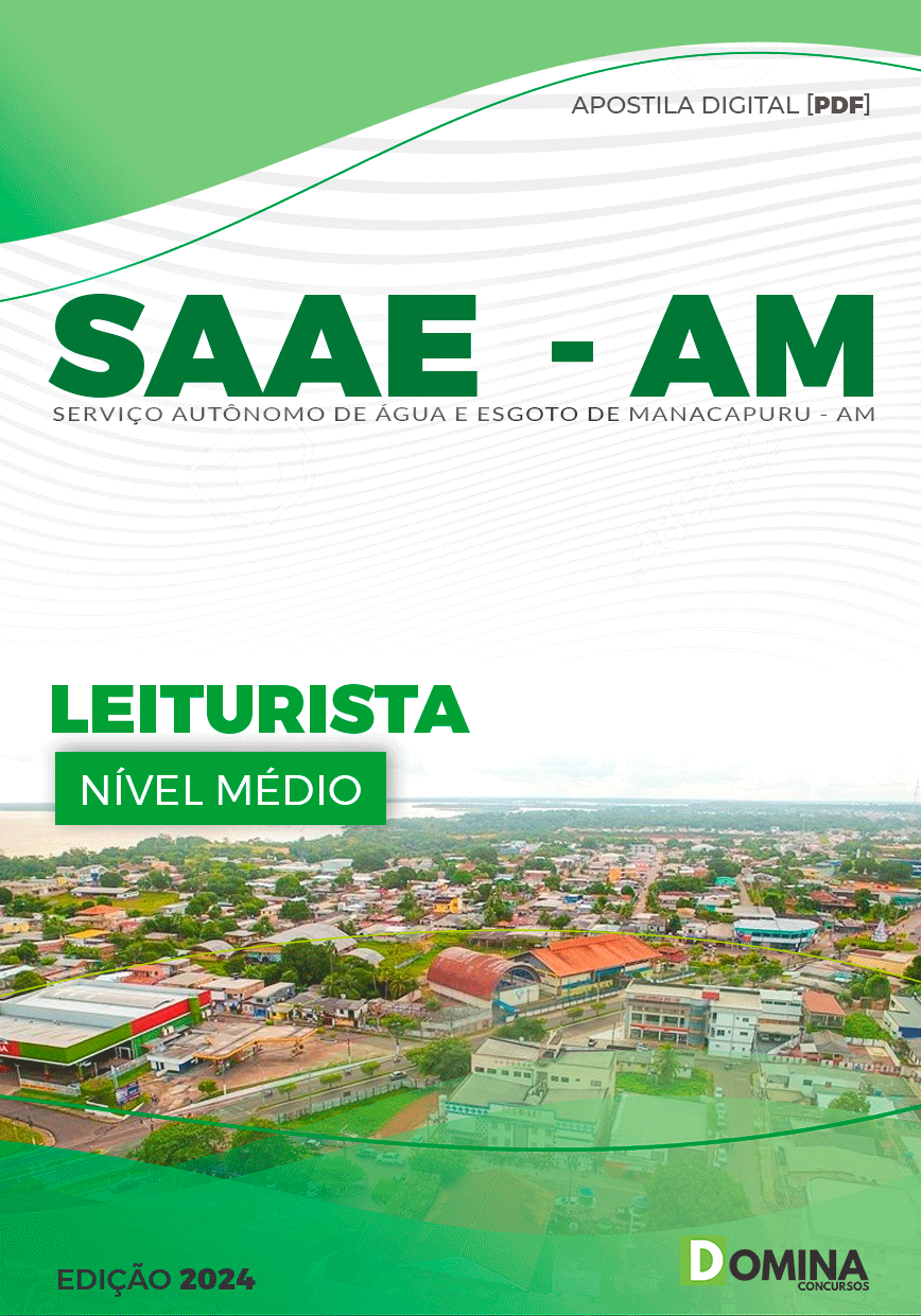 Apostila SAAE Manacapuru AM 2024 Leiturista