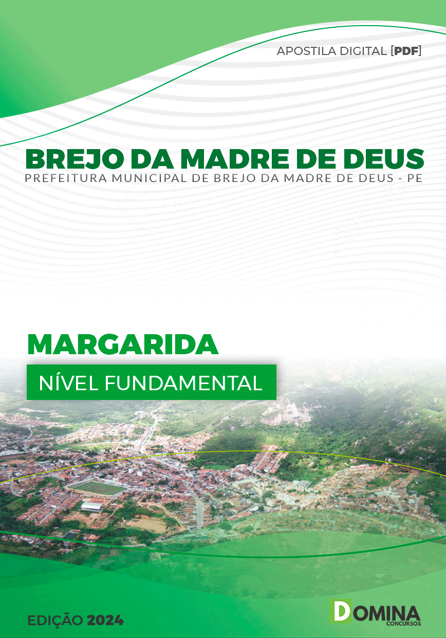 Apostila Pref Brejo da Madre de Deus PE 2024 Margarida