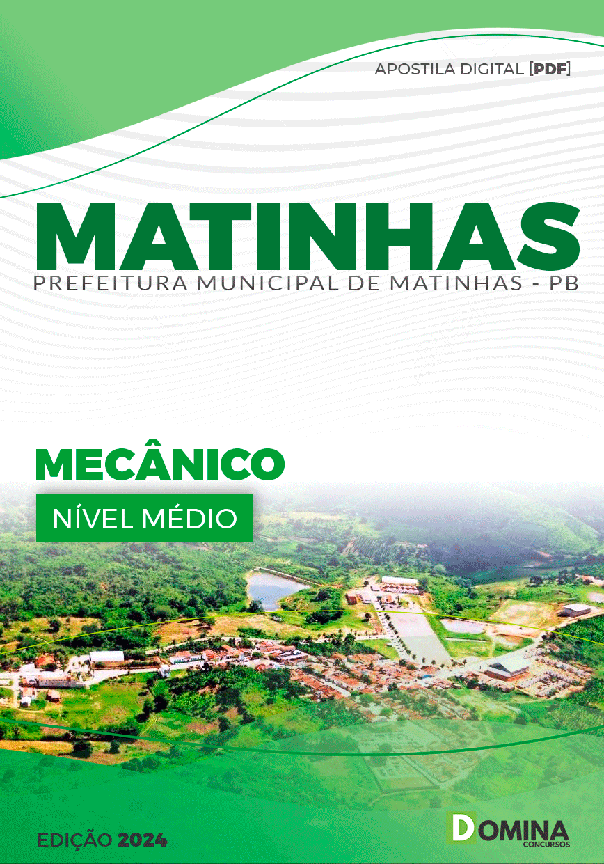 Apostila Pref Matinhas PB 2024 Mecânico