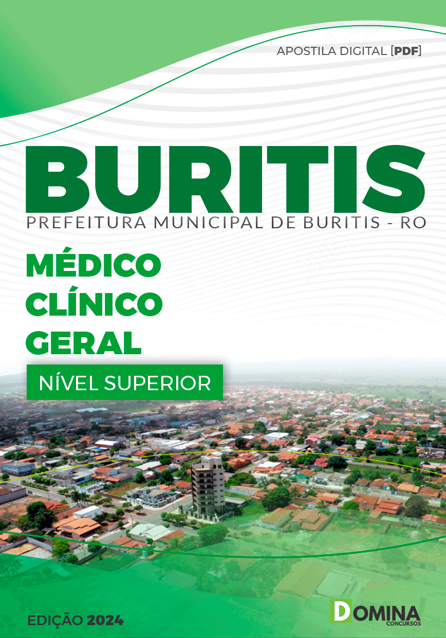 Apostila Pref Buritis RO 2024 Médico Clínico Geral