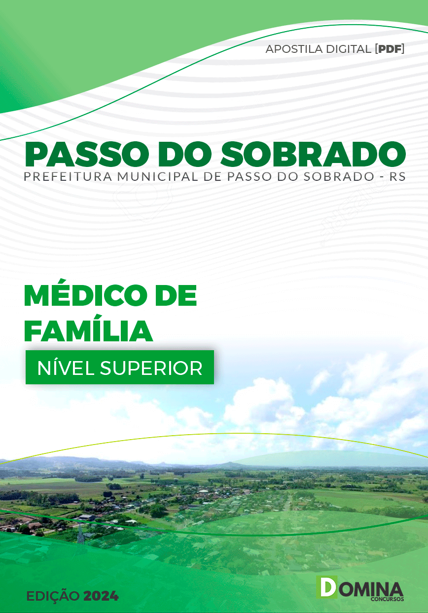 Apostila Pref Passo do Sobrado RS 2024 Médico de Família