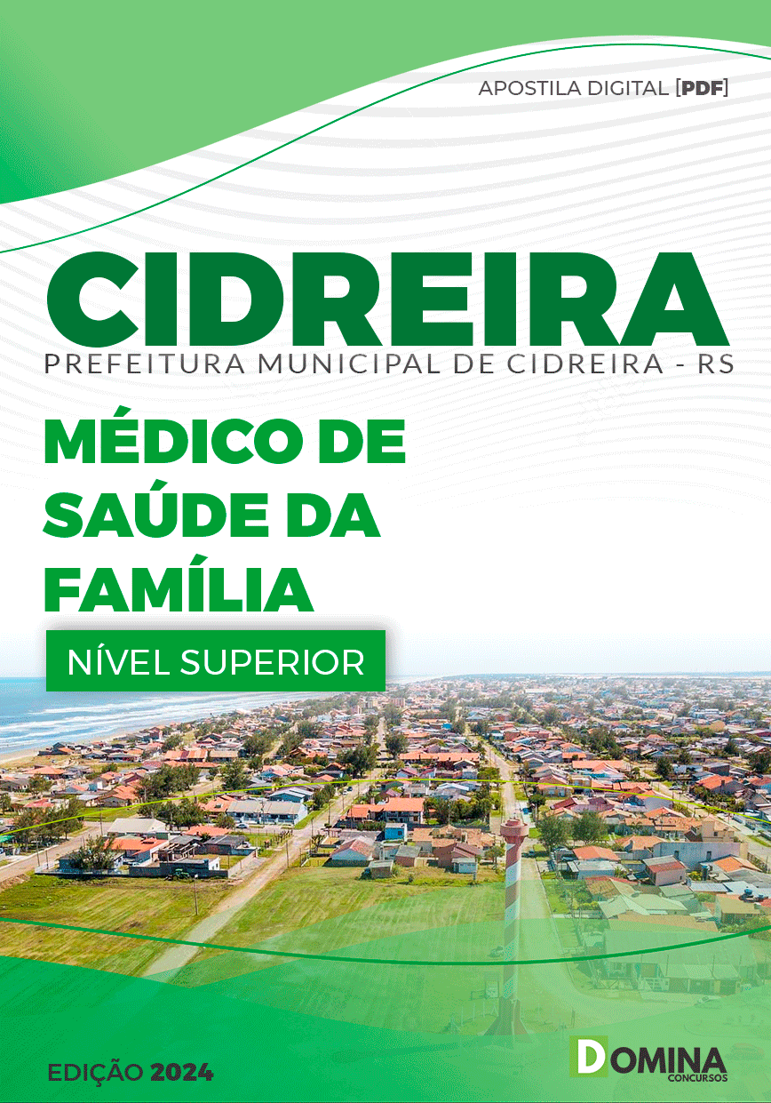 Apostila Pref Cidreira RS 2024 Médico Saúde Família