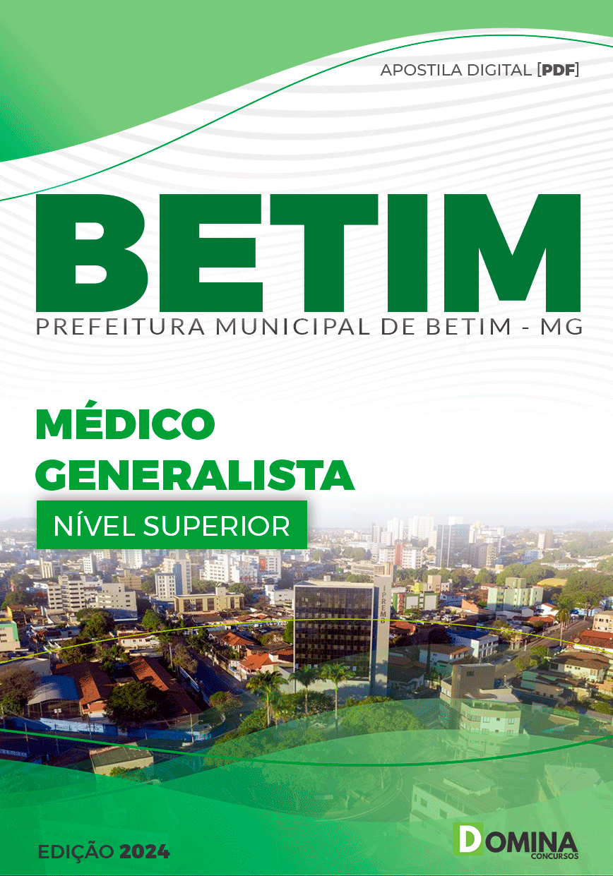 Apostila Pref Betim MG 2024 Médico Generalista